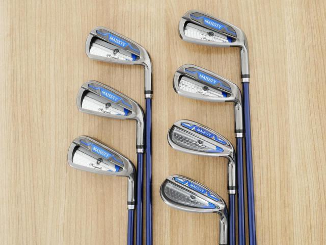 Iron set : Maruman : ชุดเหล็ก Maruman Majesty Royale (รุ่นท๊อปสุด ล่าสุด ออกปี 2024 ของใหม่ 9 หมื่นบาท) มีเหล็ก 6-Pw,Aw,Sw (7 ชิ้น เบอร์ 6 ตีระยะเท่าเบอร์ 5 ของรุ่นอื่น) ก้านกราไฟต์ Flex SR