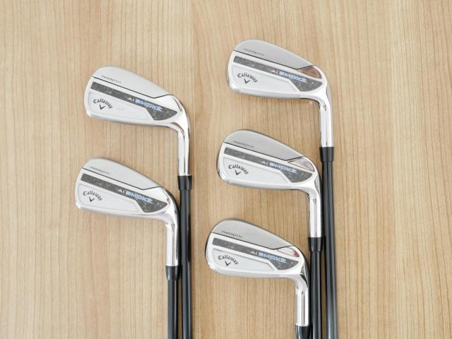 Iron set : Callaway : ชุดเหล็ก Callaway Paradym Ai Smoke (ออกปี 2024 ตีง่ายมาก ไกล Japan Spec.) มีเหล็ก 6-Pw (5 ชิ้น) ก้านกราไฟต์ Mitsubishi TENSEI 50 Flex R