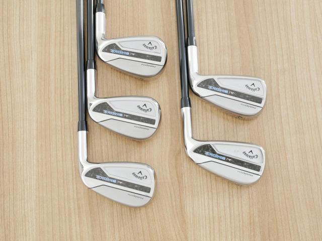 Iron set : Callaway : ชุดเหล็ก Callaway Paradym Ai Smoke (ออกปี 2024 ตีง่ายมาก ไกล Japan Spec.) มีเหล็ก 6-Pw (5 ชิ้น) ก้านกราไฟต์ Mitsubishi TENSEI 50 Flex R