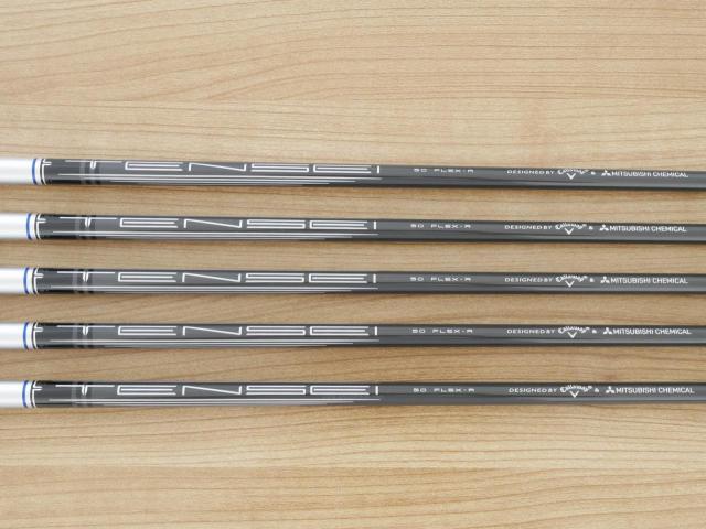 Iron set : Callaway : ชุดเหล็ก Callaway Paradym Ai Smoke (ออกปี 2024 ตีง่ายมาก ไกล Japan Spec.) มีเหล็ก 6-Pw (5 ชิ้น) ก้านกราไฟต์ Mitsubishi TENSEI 50 Flex R