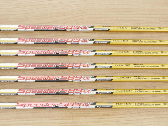 Iron set : Katana : ชุดเหล็ก Katana Sword ATC-589a (หน้าเด้ง) มีเหล็ก 6-Pw,Aw,Sw (7 ชิ้น) ก้านกราไฟต์ Fujikura Speeder 589 Flex SR
