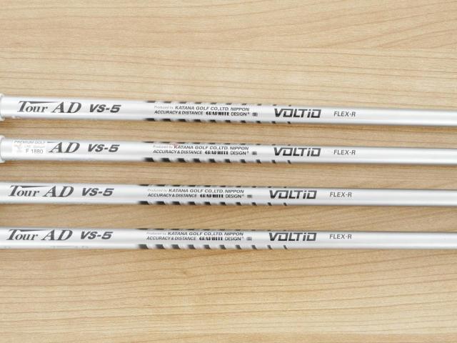 Iron set : Katana : ชุดเหล็กกระเทย Katana Voltio III G Series Hi (ตีง่าย ไกลมาก) มีเหล็ก 7-Pw (4 ชิ้น) ก้าน Tour AD VS-5 Flex R