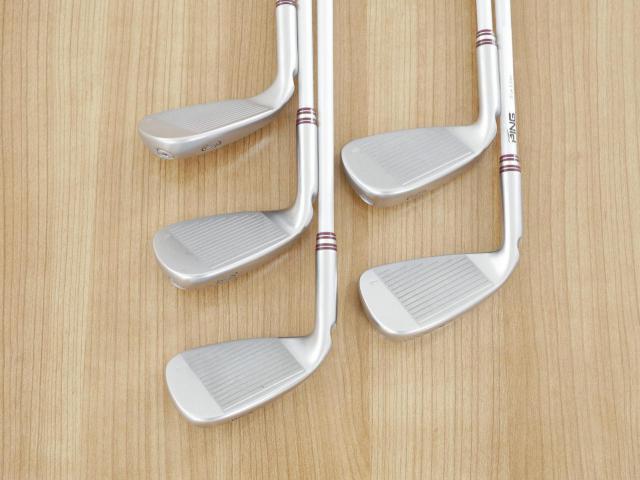 Lady club : All : ชุดเหล็ก Ping G Le2 (ปี 2021 Japan Spec. ใบใหญ่ ตีง่ายมาก) มีเหล็ก 7-Pw,Sw (5 ชิ้น) ก้านกราไฟต์ Ping ULT 240 Flex L