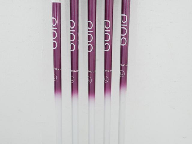 Lady club : All : ชุดเหล็ก Ping G Le2 (ปี 2021 Japan Spec. ใบใหญ่ ตีง่ายมาก) มีเหล็ก 7-Pw,Sw (5 ชิ้น) ก้านกราไฟต์ Ping ULT 240 Flex L