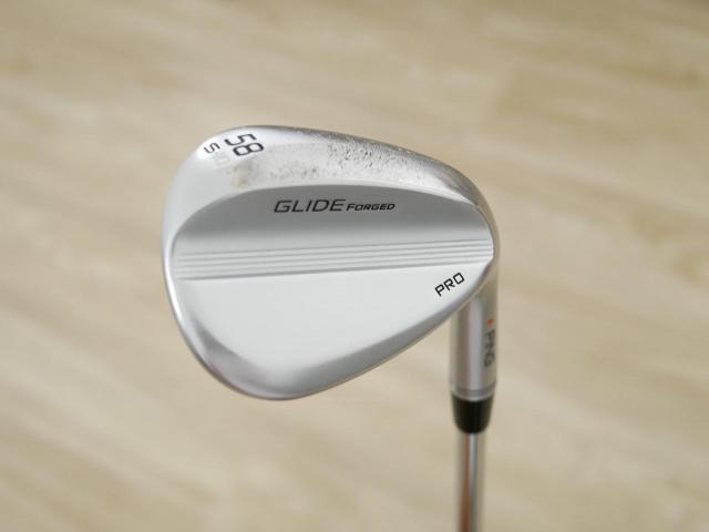 Wedge : Other : Wedge Ping Glide Forged Pro (รุ่นปี 2022) Loft 58 ก้านเหล็ก Dynamic Gold EX Weight Lock Tour Issue S200