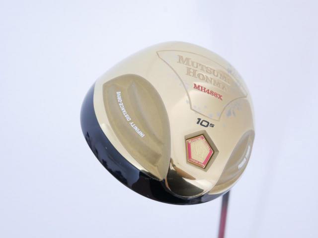 Driver : Other Brand : ไดรเวอร์ Mutsumi Honma MH488X (หัวขนาด 488cc. หน้าเด้งเกินกฏ) Loft 10.5 Flex SR