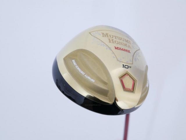 Driver : Other Brand : ไดรเวอร์ Mutsumi Honma MH488X (หัวขนาด 488cc. หน้าเด้งเกินกฏ) Loft 10.5 Flex SR