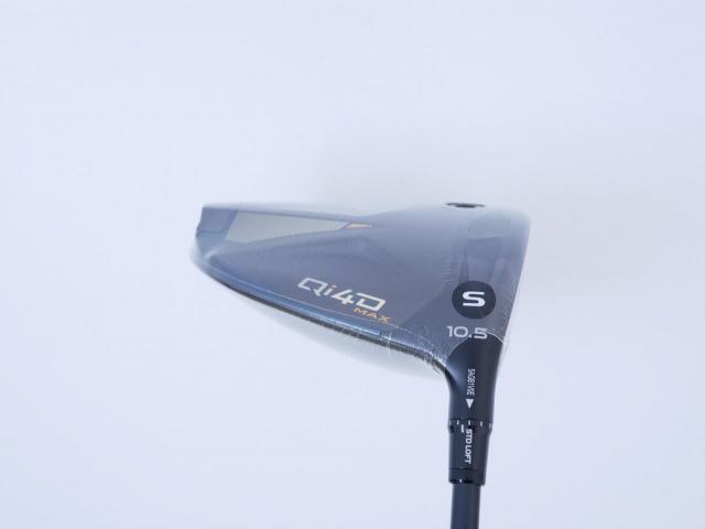 Driver : Taylormade : **ของใหม่ ยังไม่แกะพลาสติก** ไดรเวอร์ Taylormade Qi4D MAX (รุ่นใหม่ล่าสุด ออกปี 2026) Loft 10.5 ก้าน Mitsubishi REAX 50 Flex S