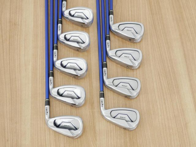 Iron set : Honma : ชุดเหล็ก Honma LB-808 (ปี 2018 ใบใหญ่ หน้าเด้ง ตีง่ายมาก) มีเหล็ก 5-11,Aw,Sw (9 ชิ้น) ก้านกราไฟต์ Honma LB-2000 45 