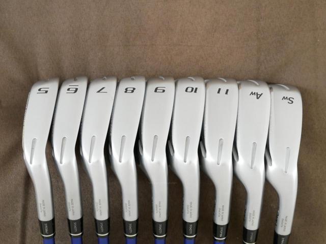 Iron set : Honma : ชุดเหล็ก Honma LB-808 (ปี 2018 ใบใหญ่ หน้าเด้ง ตีง่ายมาก) มีเหล็ก 5-11,Aw,Sw (9 ชิ้น) ก้านกราไฟต์ Honma LB-2000 45 
