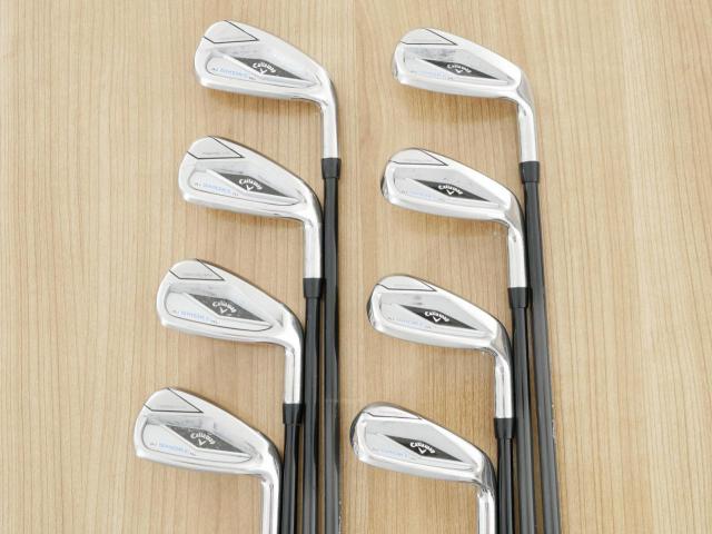 Iron set : Callaway : ชุดเหล็ก Callaway Paradym Ai Smoke HL (ออกปี 2024 ตีง่ายมาก ไกล Japan Spec.) มีเหล็ก 6-Pw,Aw,Gw,Sw (8 ชิ้น) ก้านกราไฟต์ Mitsubishi TENSEI 50 Flex R