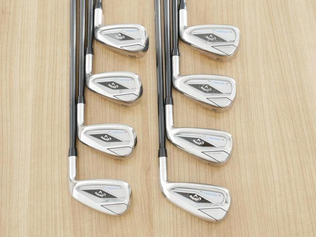Iron set : Callaway : ชุดเหล็ก Callaway Paradym Ai Smoke HL (ออกปี 2024 ตีง่ายมาก ไกล Japan Spec.) มีเหล็ก 6-Pw,Aw,Gw,Sw (8 ชิ้น) ก้านกราไฟต์ Mitsubishi TENSEI 50 Flex R