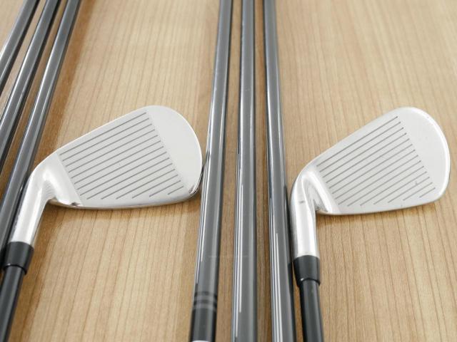 Iron set : Callaway : ชุดเหล็ก Callaway Paradym Ai Smoke HL (ออกปี 2024 ตีง่ายมาก ไกล Japan Spec.) มีเหล็ก 6-Pw,Aw,Gw,Sw (8 ชิ้น) ก้านกราไฟต์ Mitsubishi TENSEI 50 Flex R
