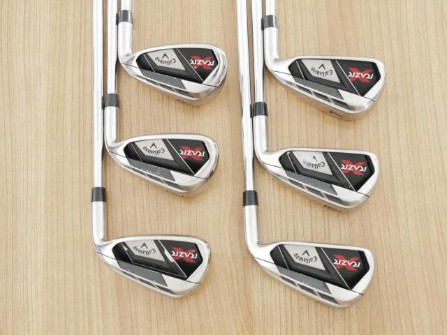 Iron set : Callaway : ชุดเหล็ก Callaway RAZR X มีเหล็ก 5-Pw (6 ชิ้น) ก้านเหล็ก NS Pro 950 Flex S