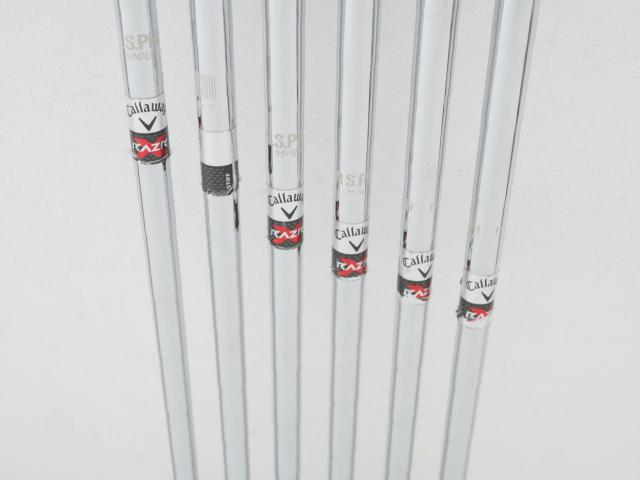 Iron set : Callaway : ชุดเหล็ก Callaway RAZR X มีเหล็ก 5-Pw (6 ชิ้น) ก้านเหล็ก NS Pro 950 Flex S