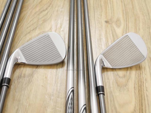 Iron set : Taylormade : ชุดเหล็ก Taylormade Gloire (รุ่นท๊อปสุด Japan Spec. ใบใหญ่ ตีง่าย ไกล) มีเหล็ก 5-Pw,Aw,Sw (8 ชิ้น) ก้านกราไฟต์ Flex SR