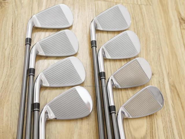 Iron set : Taylormade : ชุดเหล็ก Taylormade Gloire (รุ่นท๊อปสุด Japan Spec. ใบใหญ่ ตีง่าย ไกล) มีเหล็ก 5-Pw,Aw,Sw (8 ชิ้น) ก้านกราไฟต์ Flex SR