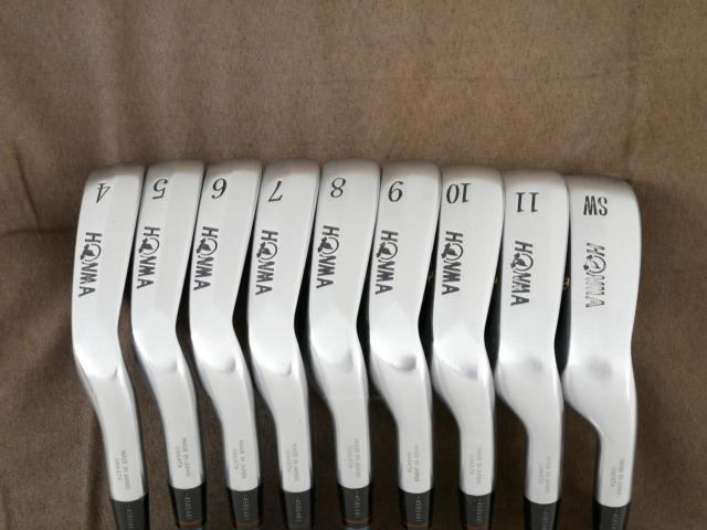 Iron set : Honma : ชุดเหล็ก Honma TwinMarks AP-301 MRS (หน้าเด้ง Titanium) มีเหล็ก 4-11,Sw (9 ชิ้น) ก้านกราไฟต์ Flex R (2 ดาว)