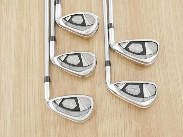 Iron set : Callaway : ชุดเหล็ก Callaway Rogue Star CF18 (ออกปี 2018 ตีง่าย ไกลมากๆ) มีเหล็ก 6-Pw (5 ชิ้น) ก้านกราไฟต์ Mitsubishi FUBUKI 50 Flex R