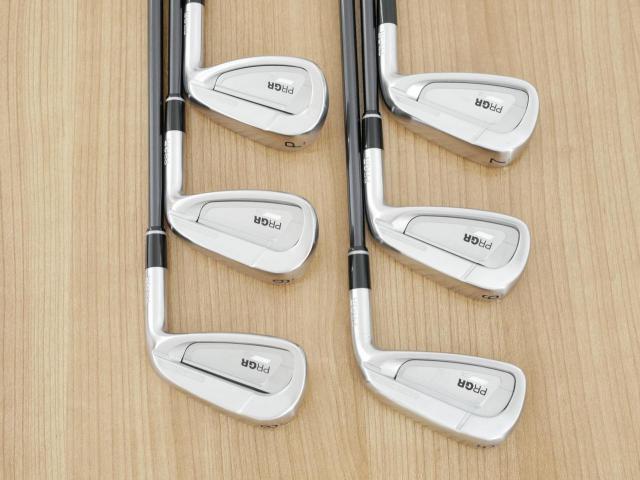 Iron set : PRGR : ชุดเหล็ก PRGR 02 Forged (ปี 2021 นุ่มมาก หายาก) มีเหล็ก 5-Pw (6 ชิ้น) ก้านกราไฟต์ Mitsubishi Diamana Flex SR