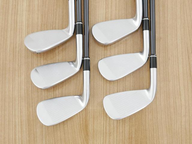 Iron set : PRGR : ชุดเหล็ก PRGR 02 Forged (ปี 2021 นุ่มมาก หายาก) มีเหล็ก 5-Pw (6 ชิ้น) ก้านกราไฟต์ Mitsubishi Diamana Flex SR