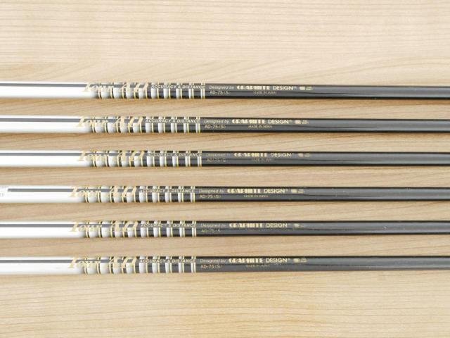 Iron set : Mizuno : ชุดเหล็ก Mizuno MP-59 (Forged) มีเหล็ก 5-Pw (6 ชิ้น) ก้านกราไฟต์ Tour AD AD-75 Flex S