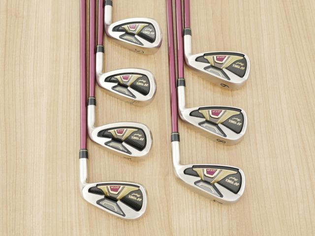 Iron set : Yonex : ชุดเหล็ก Yonex Royal DTP (ออกปี 2016 ท๊อปสุด ก้านดีมาก หน้าเด้ง ตีไกลสุดๆ) มีเหล็ก 7-Pw,Aw,As,Sw (7 ชิ้น) ก้านกราไฟต์ Flex SR