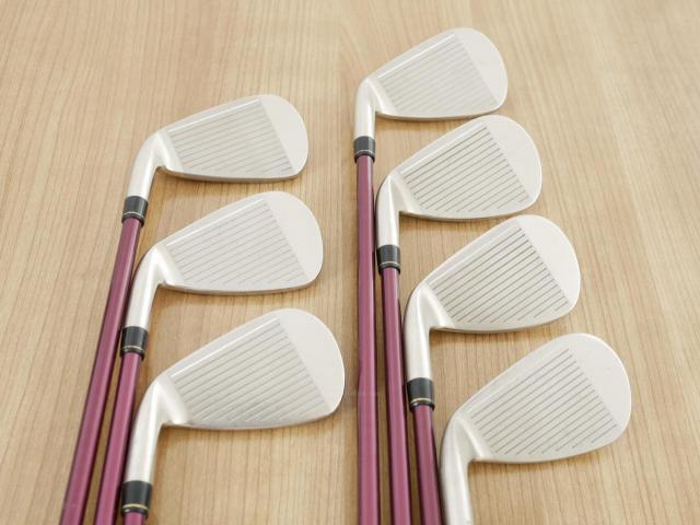 Iron set : Yonex : ชุดเหล็ก Yonex Royal DTP (ออกปี 2016 ท๊อปสุด ก้านดีมาก หน้าเด้ง ตีไกลสุดๆ) มีเหล็ก 7-Pw,Aw,As,Sw (7 ชิ้น) ก้านกราไฟต์ Flex SR