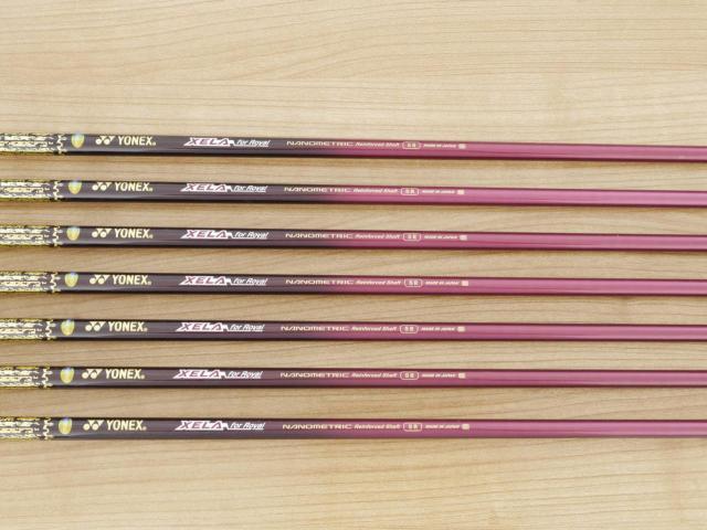 Iron set : Yonex : ชุดเหล็ก Yonex Royal DTP (ออกปี 2016 ท๊อปสุด ก้านดีมาก หน้าเด้ง ตีไกลสุดๆ) มีเหล็ก 7-Pw,Aw,As,Sw (7 ชิ้น) ก้านกราไฟต์ Flex SR