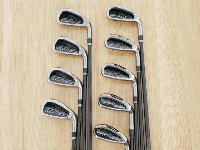 Iron set : Daiwa : ชุดเหล็ก Daiwa Labospec FF-247III (หน้าเด้งสุดๆ ตีไกลสุดๆๆๆๆ เหล็ก 7 Loft 25) มีเหล็ก 5-Pw,Aw,As,Sw (9 ชิ้น) ก้านกราไฟต์ LABOSPEC Shinari i80 Flex S