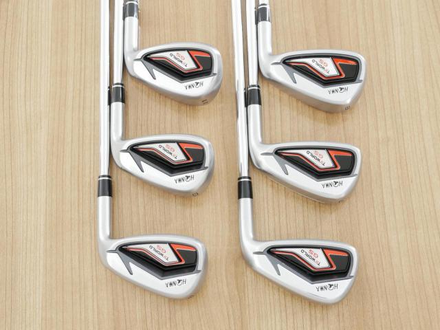 Iron set : Honma : ชุดเหล็ก Honma Tour World GS (ออกปี 2021 ใบใหญ่ ตีง่าย ไกล) มีเหล็ก 6-11 (6 ชิ้น) ก้านเหล็ก NS Pro 950 NEO Flex R