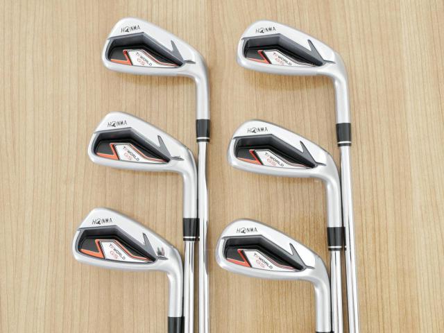 Iron set : Honma : ชุดเหล็ก Honma Tour World GS (ออกปี 2021 ใบใหญ่ ตีง่าย ไกล) มีเหล็ก 6-11 (6 ชิ้น) ก้านเหล็ก NS Pro 950 NEO Flex R