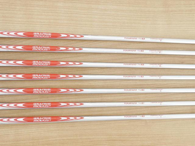 Iron set : Honma : ชุดเหล็ก Honma Tour World TW717V (Forged ปี 2015) มีเหล็ก 4-10 (7 ชิ้น) ก้านเหล็ก NS Pro Modus 120 Flex R