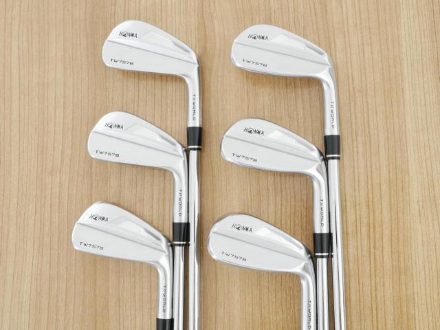 Iron set : Honma : ชุดเหล็ก Honma Tour World TW757B (ออกปี 2022) มีเหล็ก 5-Pw (6 ชิ้น) ก้านเหล็ก NS Pro Modus 105 Flex S