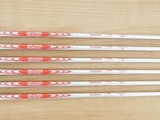 Iron set : Honma : ชุดเหล็ก Honma Tour World TW757B (ออกปี 2022) มีเหล็ก 5-Pw (6 ชิ้น) ก้านเหล็ก NS Pro Modus 105 Flex S