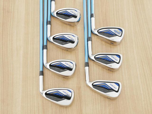 Iron set : Katana : ชุดเหล็ก Katana Sword GS-7 (หน้าเด้ง) มีเหล็ก 6-Pw,Aw,Sw (7 ชิ้น) ก้านกราไฟต์ Fujikura Speeder Five Flex R