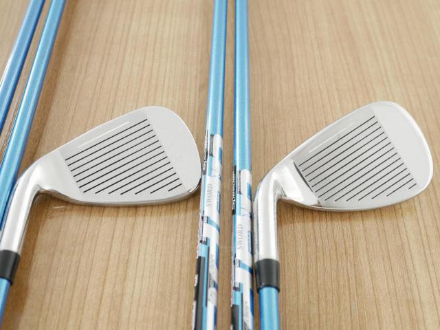 Iron set : Katana : ชุดเหล็ก Katana Sword GS-7 (หน้าเด้ง) มีเหล็ก 6-Pw,Aw,Sw (7 ชิ้น) ก้านกราไฟต์ Fujikura Speeder Five Flex R