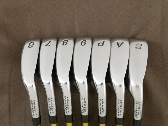 Iron set : Katana : ชุดเหล็ก Katana Sword ATC-589a (หน้าเด้ง) มีเหล็ก 6-Pw,Aw,Sw (7 ชิ้น) ก้านกราไฟต์ Fujikura Speeder 589 Flex SR