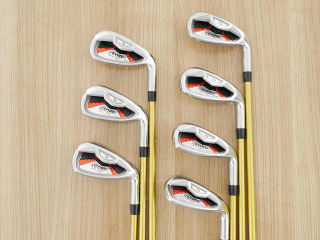 Iron set : Katana : ชุดเหล็ก Katana Sword ATC-589a (หน้าเด้ง) มีเหล็ก 6-Pw,Aw,Sw (7 ชิ้น) ก้านกราไฟต์ Fujikura Speeder 589 Flex SR