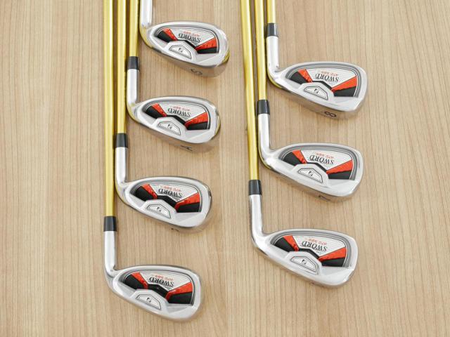 Iron set : Katana : ชุดเหล็ก Katana Sword ATC-589a (หน้าเด้ง) มีเหล็ก 6-Pw,Aw,Sw (7 ชิ้น) ก้านกราไฟต์ Fujikura Speeder 589 Flex SR