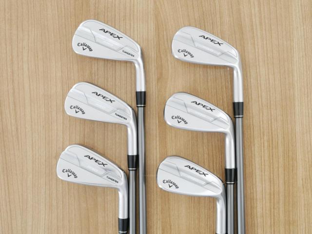Iron set : Callaway : ชุดเหล็ก Callaway APEX Pro Forged (ออกปี 2022) มีเหล็ก 5-Pw (6 ชิ้น) ก้านกราไฟต์ Fujikura MC 70 Flex S