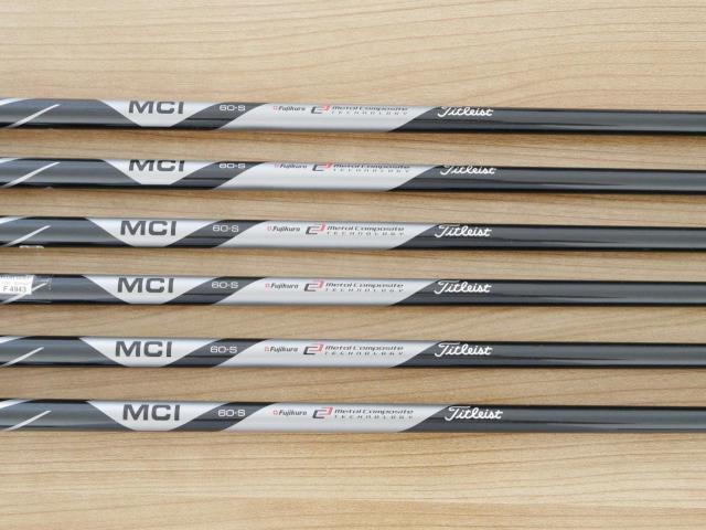 Iron set : Titleist : ชุดเหล็ก Titleist AP3 718 Forged (ออกปี 2018) มีเหล็ก 5-Pw (6 ชิ้น) ก้านกราไฟต์ Fujikura MCI 60 Flex S
