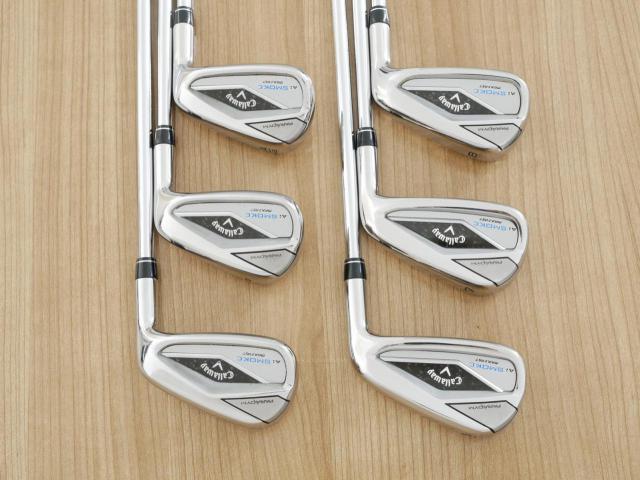 Iron set : Callaway : ชุดเหล็ก Callaway Paradym Ai Smoke Max Fast (ออกปี 2024 ตีง่ายมาก ไกล Japan Spec.) มีเหล็ก 6-Pw,Aw (6 ชิ้น) ก้านเหล็ก NS Pro ZELOS 7 Flex S