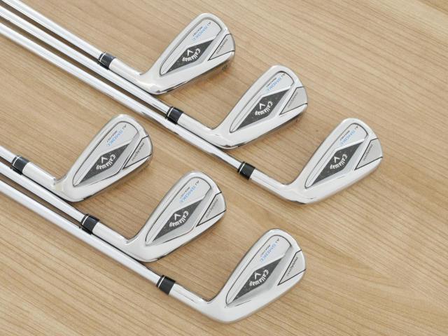 Iron set : Callaway : ชุดเหล็ก Callaway Paradym Ai Smoke Max Fast (ออกปี 2024 ตีง่ายมาก ไกล Japan Spec.) มีเหล็ก 6-Pw,Aw (6 ชิ้น) ก้านเหล็ก NS Pro ZELOS 7 Flex S