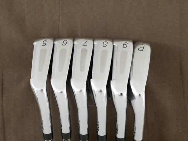 Iron set : PRGR : ชุดเหล็ก PRGR ID Nabla RS Titan Face (ปี 2015 หน้าเด้ง ตีไกล) มีเหล็ก 5-Pw (6 ชิ้น) ก้านกราไฟต์ Mitsubishi OTI 85 Flex SR