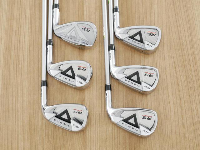 Iron set : PRGR : ชุดเหล็ก PRGR ID Nabla RS Titan Face (ปี 2015 หน้าเด้ง ตีไกล) มีเหล็ก 5-Pw (6 ชิ้น) ก้านกราไฟต์ Mitsubishi OTI 85 Flex SR