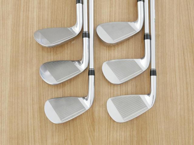 Iron set : PRGR : ชุดเหล็ก PRGR ID Nabla RS Titan Face (ปี 2015 หน้าเด้ง ตีไกล) มีเหล็ก 5-Pw (6 ชิ้น) ก้านกราไฟต์ Mitsubishi OTI 85 Flex SR