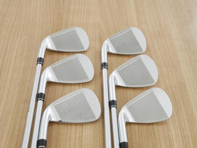 Iron set : PRGR : ชุดเหล็ก PRGR ID Nabla RS Titan Face (ปี 2015 หน้าเด้ง ตีไกล) มีเหล็ก 5-Pw (6 ชิ้น) ก้านกราไฟต์ Mitsubishi OTI 85 Flex SR