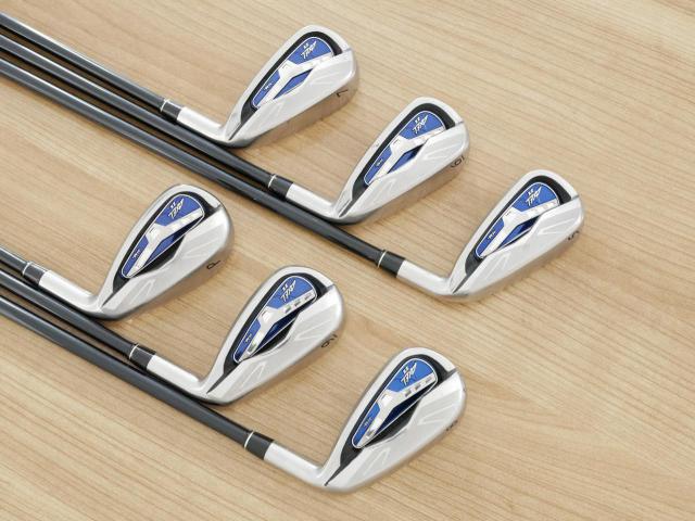 Iron set : Tsuruya : ชุดเหล็ก Tsuruya AXEL ZX HM (ใบใหญ่ หน้าเด้ง ตีไกลมาก) มีเหล็ก 5-Pw (6 ชิ้น) ก้านกราไฟต์ Flex S