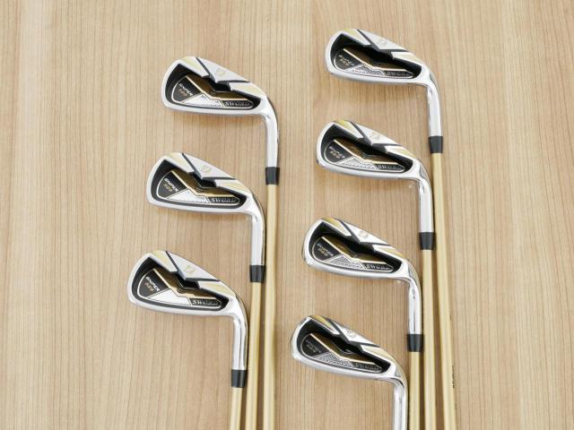 Iron set : Katana : ชุดเหล็ก Katana Sword Sniper 589 (หน้าเด้ง) มีเหล็ก 6-Pw,Aw,Sw (7 ชิ้น) ก้านกราไฟต์ Speeder 589 Flex R